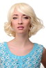 WIG ME UP ® - Lady Quality Wig short Longbob curling ends bright blond 50s Film Star Diva 3500-88