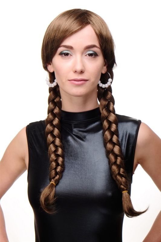 Lady Quality Wig Cosplay Long Braided Pigtails Braids Schoolgirl