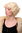 Lady Quality Wig Short Bob 20s Twenties Movie Star Diva Charleston Swing Style Wave Platinum Blond