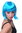 Party/Fancy Dress/Halloween Lady WIG Bob fringe short sexy BLUE disco PW0114-PC40 COSPLAY