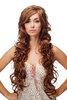 STUNNING Super Model Lady Quality Wig long elaborately curled streaked light brown dark blond 29"