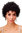 Lady Quality Wig short kinks kinked curls curly voluminous hair Latin Caribbean look medium black