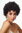 Lady Quality Wig short kinks kinked curls curly voluminous hair Latin Caribbean look medium black