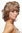 Damenperücke Toupiert Blond Braun Lockig Modell: DW573