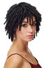 Lady Quality Wig Afro Caribbean Latin styled curls volume rasta dreadlocks black