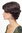 DW181-4 Lady Quality Wig short wavy dark brown elaborately styled