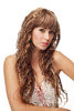 Lady Quality Wig fantasy fairy tale look long twisting coiling curls strands brown blond highlights