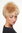 3324-27T613 Lady Quality Wig short spiky backcombed teased 80s Wave blond mix