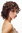 Lady Quality Wig medium shoulder length elaborately curled curls mahogany brown blond highlights