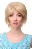 TYW60306-26-613 Really cool Lady Quality Wig short wild teased style bright blond mix