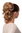 Hairpiece PONYTAIL with comb and elastic draw string short wavy voluminous dark to medium blond 14"