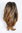 T6545-2T30 Ponytail Hairpiece extension short wild look chestnut brown mix 10"