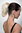 T6545-24BT613 Ponytail Hairpiece extension short wild look blond mix 10"