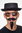 carnival Halloween fake, glue on beard Spanish cardinal musketeer mustache and goatee black MM-031