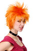 WIG ME UP ® H9708-1004 Extremely Extravagant Quality Cosplay Wig short spikey punky Orange
