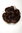 Q840-6 Hairpiece Hairbun Bun Hair Rose bushy voluminous chocolate brown