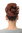 Q840-33T350 Hairpiece Hairbun Bun Hair Rose bushy voluminous mahogany and dark copper mix