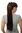 Hairpiece PONYTAIL (comb & ribbon wrap-around system) extension full volume long straight brown