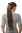Hairpiece PONYTAIL (comb & ribbon wrap-around system) extension full volume long straight brown