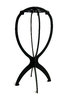 Plastic wig stand wig 14 x 7 inches black M19