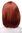 7803-130 Lady Quality Wig short Page Long Bob Longbob fringe bangs copper red
