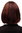 7803-33A/130 Lady Quality Wig short Page Long Bob Longbob fringe bangs brown copper red mixed