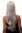 Lady Quality Wig Cosplay very long long bangs fringe can part to side straight silver grey