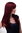 3280-350 Lady Quality Wig long straight sexy long fringe bangs aubergine red 19,5 inch