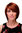 Glatte kurze Frauenperücke Rot Kupferrot 6082-130