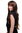 Lady Quality Wig extremely long voluminously layered finge bangs (can part to side) chestnut brown