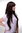 Lady Quality Wig extremely long voluminously layered finge bangs (can part to side) dark mahogany