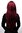 Lady Quality Wig extremely long voluminously layered long finge bangs (can part to side) aubergine