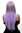 Weird & Wicked Lady Quality Wig Cosplay purple brown mix straight long fringe bangs 27"