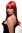 Stunning Lady Quality Wig Cosplay long straight 50s 60s beehive backcombed fringe bangsfiery red
