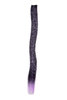One Clip Clip-In extension strand highlight straight micro clip black violet mix