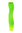 1 x Two Clip Clip-In extension strand highlight straight long light green neon green mix