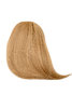 Hair Piece Clip-in Bangs Fringe curving side parting heat resistant fiber styleable dark blond