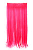 Halfwig 5 Micro Clip-In Extension long straight extreme bright neon colours pink 23"