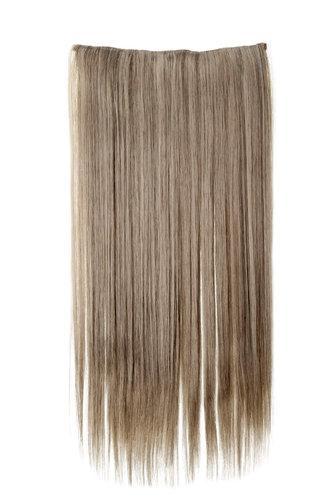 Halfwig 5 Micro Clip-In Extension long straight silver grey gray 23"