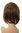 Clip-In Hairpiece Toupee Top Hair replacement long parting light brown streaked gold blond 3 Clips