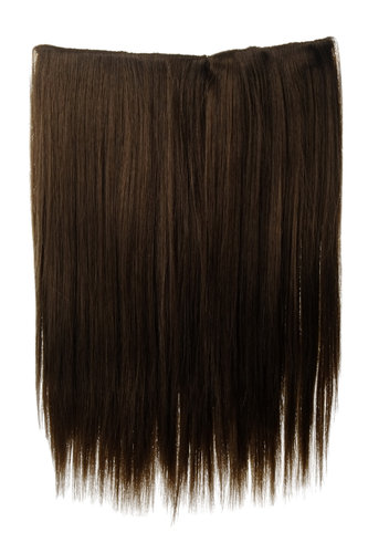 Haarteil Haarverlängerung 5 Clips glatt Braun Goldbraun L30173-10