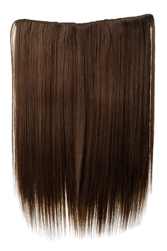 Haarteil Haarverlängerung 5 Clips glatt Braun Goldbraun L30173-12