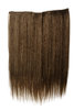 Haarteil Haarverlängerung 5 Clips glatt Braun Hellbraun L30173-14