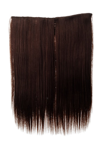 Haarteil Haarverlängerung 5 Clips glatt Braun Mahagonibraun L30173-33