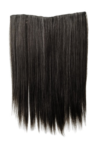 Haarteil Haarverlängerung 5 Clips glatt Grau-Mix L30173-44
