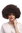 XR-002-P4 XXL Afro curly Party Wig Halloween massive volume dark brown