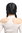 Lady Party Wig Halloween Lolita schoolgirl long braided plaits with ribbons fringe black 23"