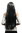 Lady Man Party Wig Fancy Dress extremely long straight black grey streaked Vampire Witch Metalhead