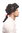 Man Lady Party Wig Casanova Baroque Renaissance short with ponytail ribbon Poet Court Lord brown