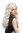 Lady  Party Wig Halloween Fancy Dress platinum blond braided massive volume long kinked curls